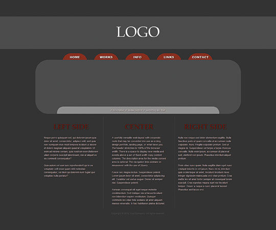 Jocular website template
