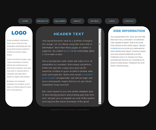 Sentral website template